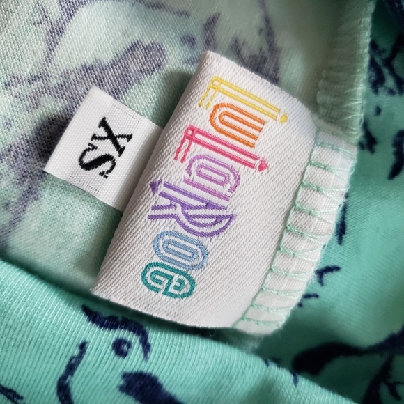 LuLaRoe XS Blue Midi Skirt Navy Birds Sparrows Pink Novelty Print Circle Skater - Picture 6 of 7